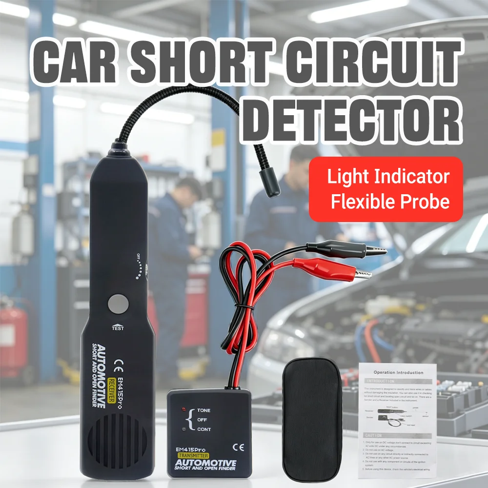 Car Diagnostic Tool - جهاز تتبع الكابلات القصيرة للسيارات EM415