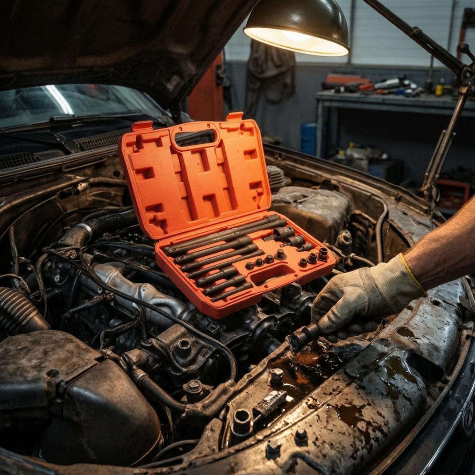 طقم مفتاح ربط كهربائي 18 قطعة  - مراجعة Automotive Tools وسعره