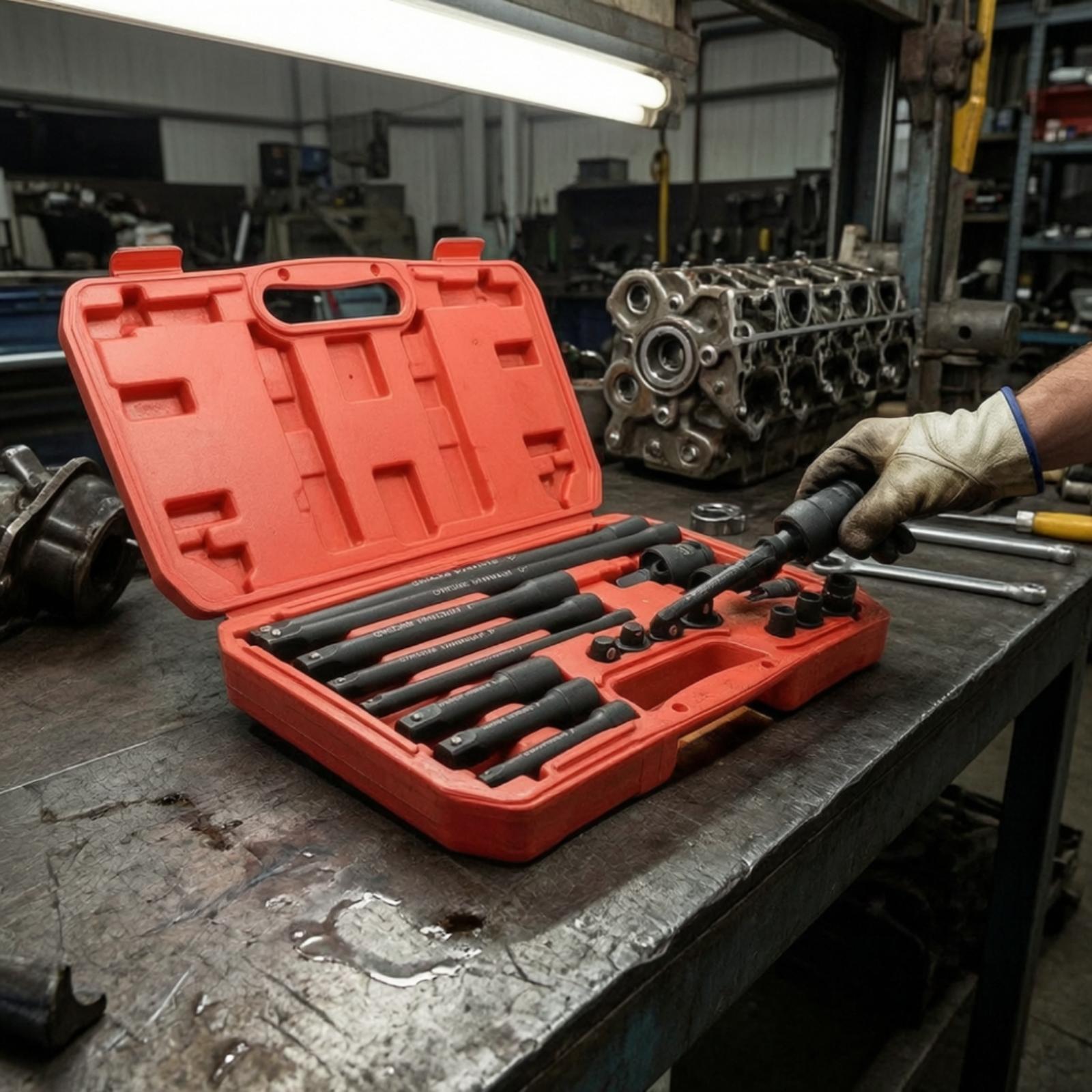 طقم مفتاح ربط كهربائي 18 قطعة  - مراجعة Automotive Tools وسعره